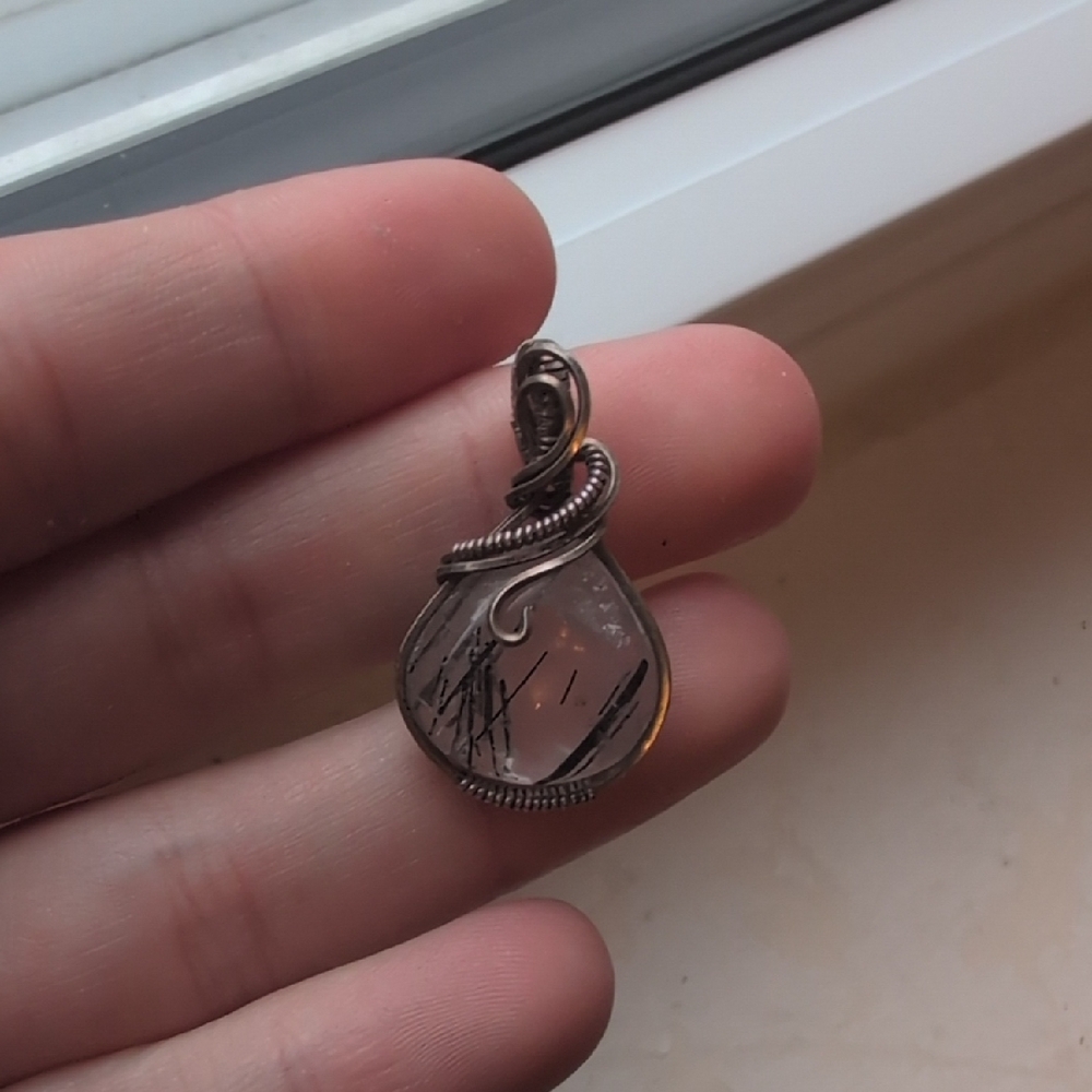 Rutilated Quartz Pendant